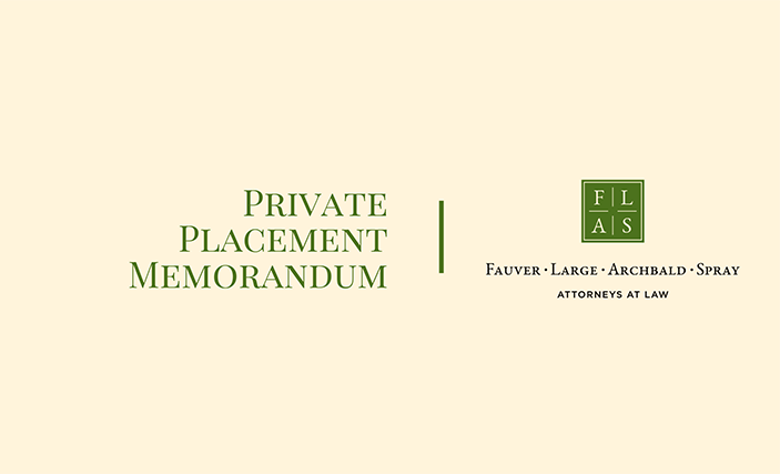 Private Placement Memorandum